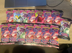 Pokemon Sword And Shield Fusion Strike Sleeved Booster Pack X15 New & Sealed 💎 - Image 1