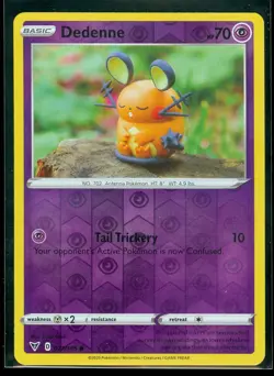 Pokemon DEDENNE 077/185 Vivid Voltage - Rev Holo - - MINT - Image 1