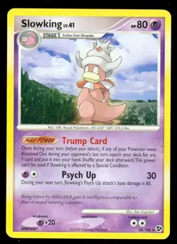 Pokemon SLOWKING 28/106 Great Encounters - RARE - - MOD PLAY - Image 1