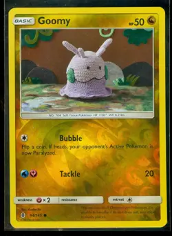 Pokemon GOOMY 94/145 - Guardians Rising - Rev Holo - MINT - Image 1