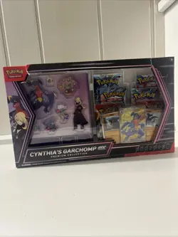 Pokemon TCG Cynthia's Garchomp ex Premium Collection Box Pokemon - NEW - Image 1