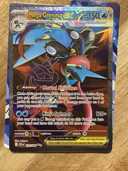 Mega Greninja EX 100/086 CR Chaos Rising Full Art Holo EX 350 HP English - Image 1