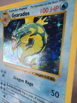 Pokemon TCG Gyarados Base Set 6/102 Holo Rare SHADOWLESS MP - Image 3
