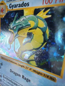 Pokemon TCG Gyarados Base Set 6/102 Holo Rare SHADOWLESS MP - Image 4