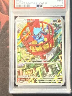 PSA 9 Riolu 010 Me: Mega Evolution Promo Holo 2025 Pokemon TCG EN - Image 2