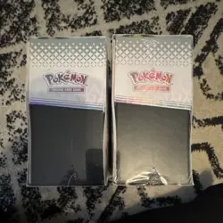 Pokemon Prismatic Evolutions Elite Trainer Boxes ETBs x2 ONE HAS A Slight Rip - Image 2
