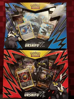 2021 Pokemon TCG Battle Styles Single And Rapid Strike Urshifu V Box Promo, New - Image 1