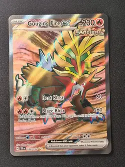 Gouging Fire ex 188/162 Ultra Rare Temporal Forces Pokemon NM/M - Image 1