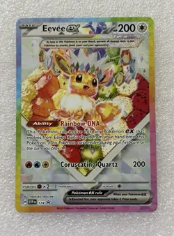 pokemon tcg eevee ex svp 174 scarlet & violet promo holo english 200hp 2025 - Image 1