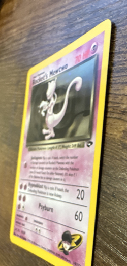 Nintendo Pokemon TCG Rocket's Mewtwo Gym Challenge Holo ENG 2000 70HP 14/132 - Image 3