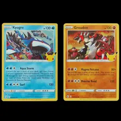 Kyogre Groudon Duo 003/025 & 017/025 Celebrations 2021 Pokemon - Image 1