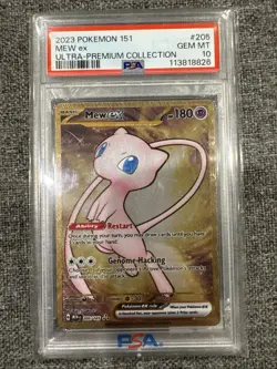2023 POKEMON 151 ULTRA-PREM COLL #205 MEW EX PSA 10 - Image 1