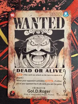 Gol.D.Roger - OP09-118 (SP) (Wanted Poster) - Carrying On His Will (OP13) - Image 1