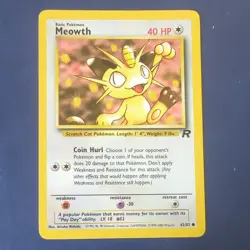 Pokemon Card - Meowth - Team Rocket set - Image 1