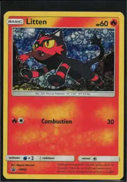 Litten (General Mills Promo) SM02 Holo Miscellaneous Cards & Products Pokemon LP - Image 1