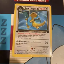 Dark Dragonite 22/82 1st Edition NM Near Mint Team Rocket Non-Holo Pokemon Card - Image 2