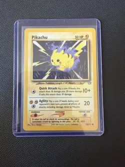 Pokemon Neo Genesis Pikachu TCG Card 70/111 Regular Rare NM - Image 1