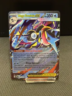 Mega Greninja ex 022/086 Chaos Rising Pokemon Card TCG 022/086 - Image 1