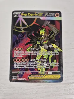 Pokemon Card Mega Zygarde EX SIR 104/088 Perfect Order Near Mint Mega Evolution - Image 1