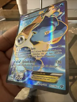 Pokemon TCG Blastoise EX XY Holo Full Art Ultra Rare Card 142/146 - Image 2