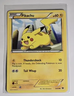 2012 Pikachu 39/99 Black & White Next Destinities Pokemon TCG Card NM - Image 1