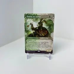 Magic The Gathering MTG Bloomburrow Finneas, Ace Archer NON-FOIL Showcase - Image 1