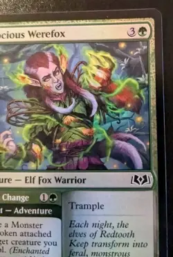 Ferocious Werefox 0170 WOE Foil Common Wilds Of Eldraine Magic: The Gathering - Image 3
