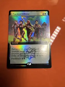 Practiced Offense - Mtg: Secrets of Strixhaven (SOS) R 0312 *full art/foil - Image 1