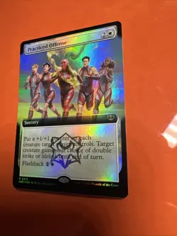 Practiced Offense - Mtg: Secrets of Strixhaven (SOS) R 0312 *full art/foil - Image 2