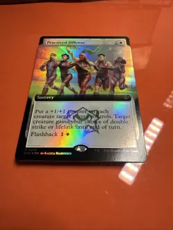 Practiced Offense - Mtg: Secrets of Strixhaven (SOS) R 0312 *full art/foil - Image 4