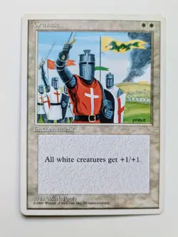 Crusade 4th Edition Fourth NM Near Mint MTG 1995 Banned Near Mint NM/VF+ - Image 1