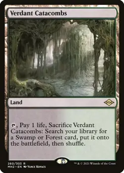 MTG Verdant Catacombs Modern Horizons 2 Regular Rare - Image 1