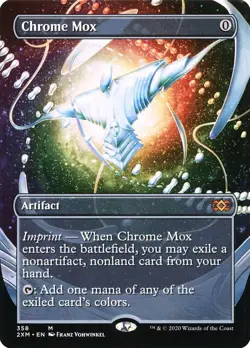MTG Chrome Mox (Borderless) Double Masters Mythic Rare - Image 1