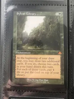 Sylvan Library (Retro Frame) Dominaria Remastered Regular - Image 1