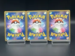 Mega Tokyo's & Shibuya & Rescue Team DX's Pikachu 3 Lot MP Japanese Pokemon Card - Image 2