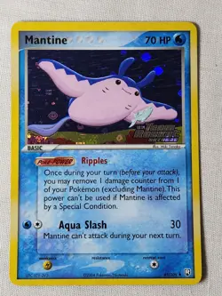 NM Mantine - Reverse Holo #45 Team Rocket Returns Pokemon TCG - Image 1