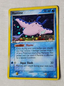 NM Mantine - Reverse Holo #45 Team Rocket Returns Pokemon TCG - Image 3