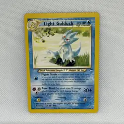 VTG Pokemon Neo Destiny Light Golduck 47/105 Regular Stage 1 NM - Image 1