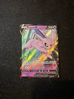 Pokemon TCG Sword & Shield Promo - Espeon V Holo - SWSH201 - Image 1