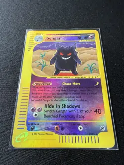 RARE! Pokemon Gengar Reverse Holo Expedition 13/165. - Image 1