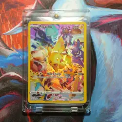 2023 POKEMON SWORD & SHIELD CROWN ZENITH #160 FULL ART/PIKACHU Ungraded MINT - Image 3