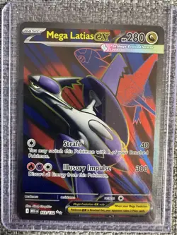 Mega Latias EX Full Art Ultra Rare Mega Evolution Pokemon TCG 163/132 - Image 1