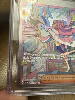 CGC 10 GEM MINT Miriam 251/198 [SIR] Pokemon TCG Scarlet & Violet Base Set - Image 3