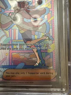 CGC 10 GEM MINT Miriam 251/198 [SIR] Pokemon TCG Scarlet & Violet Base Set - Image 4
