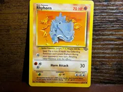 Pokemon TCG Pokemon Rhyhorn Rhyhorn Common Regular - Image 1