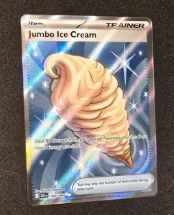 Pokemon TCG- Jumbo Ice Cream 109/086 Ultra Rare Full Art- Chaos Rising NM+ - Image 1