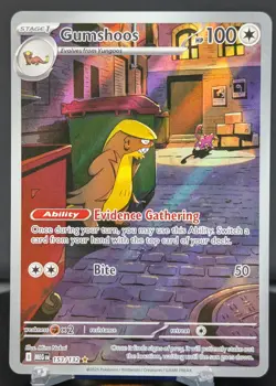 Pokemon Gumshoos #153/132 English Mega Evolution Art Rare - Image 1