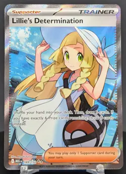 Pokemon Lillie's Determination #169/132 Eng Mega Evolution Ultra Rare Full Art - Image 1
