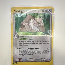 Pokemon TCG Ruby and Sapphire Slaking 12/109 Holo Rare Stage 2 120 HP Eng - Image 1
