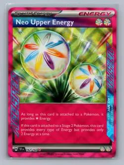 Neo Upper Energy 162/162 ACE SPEC Rare Temporal Forces Pokemon Near Mint - Image 1